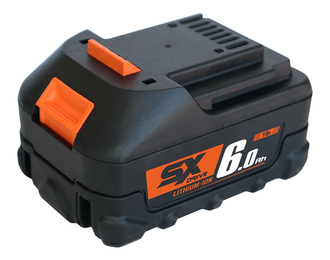1/2" SLAGMOERSLEUTEL 18V MET LADER EN 2* 6Ah ACCU'S