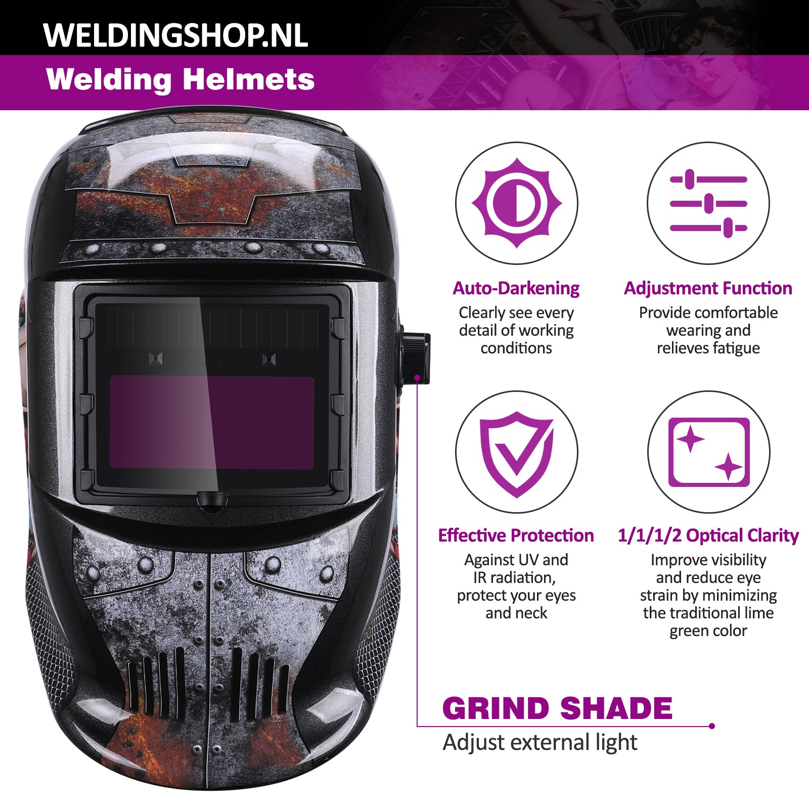 Lashelm - Laskap Model Girl - UNMT + UNL16A - Weldingshop