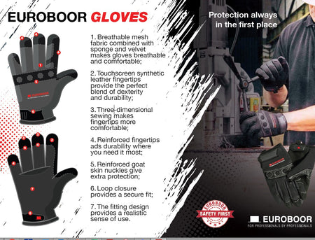 Euroboor werkhandschoenen. - Weldingshop