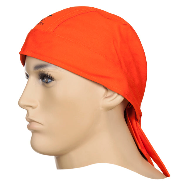 Weldas Fire Fox™ Doo-Rag; vlamvertragend oranje katoen