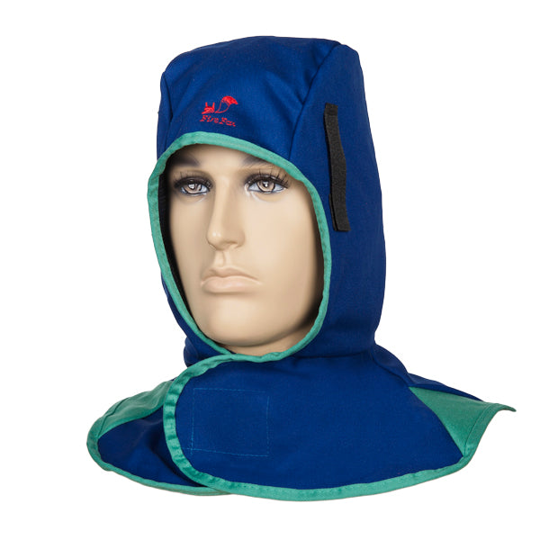 Weldas Fire Fox™ vlamvertragende helmkap; blauw