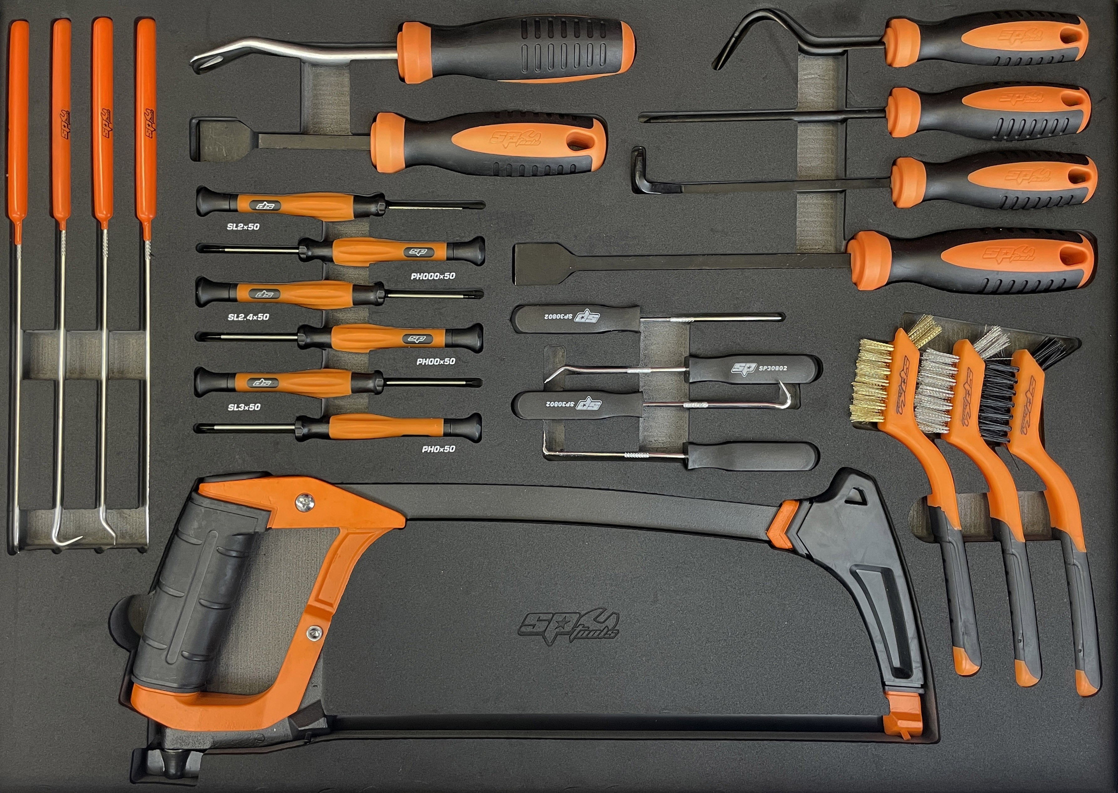 EVA INLEG PICKSET, SCHRAPERS EN ZAAG 24 DELIG