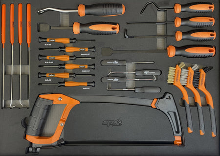 EVA INLEG PICKSET, SCHRAPERS EN ZAAG 24 DELIG