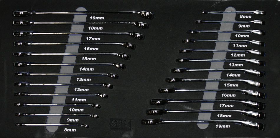 EVA FOAM INLEG 24 DELIG RING-STEEK EN RINGRATEL SLEUTELS VOOR SP40101