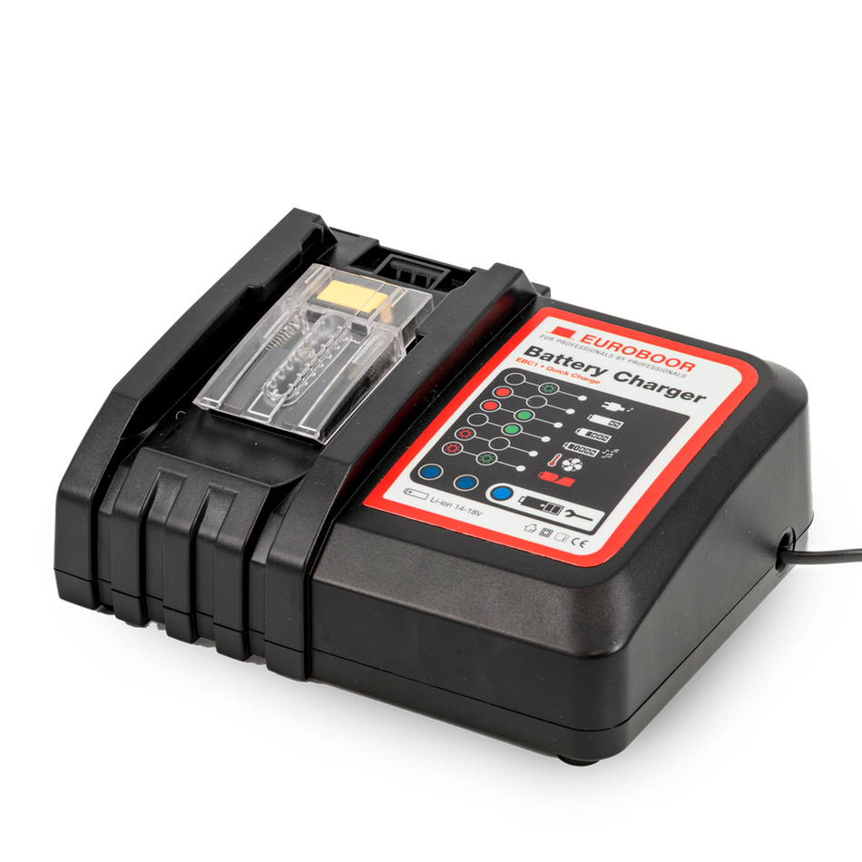 Oplader voor EB.18V-5Ah en EB.18V-9Ah 110 / 220 Volt.