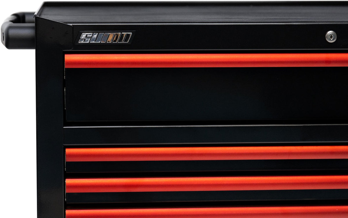 409 DELIGE TOOLKIT IN SUMO SERIES GEREEDSCHAPSWAGEN XL ZWART/ROOD