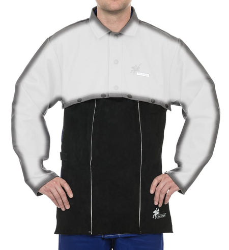 Weldas Arc Knight® split rundlederen borstschort voor bolero