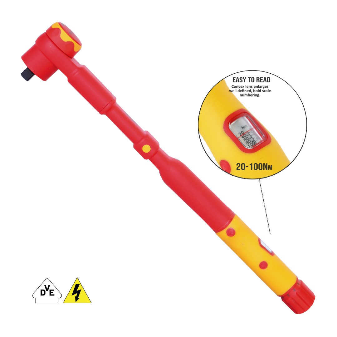 VDE MOMENTSLEUTEL 3/8" 20-100NM
