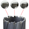 Kernboor, TCT, Lengte 75 mm, Weldon.