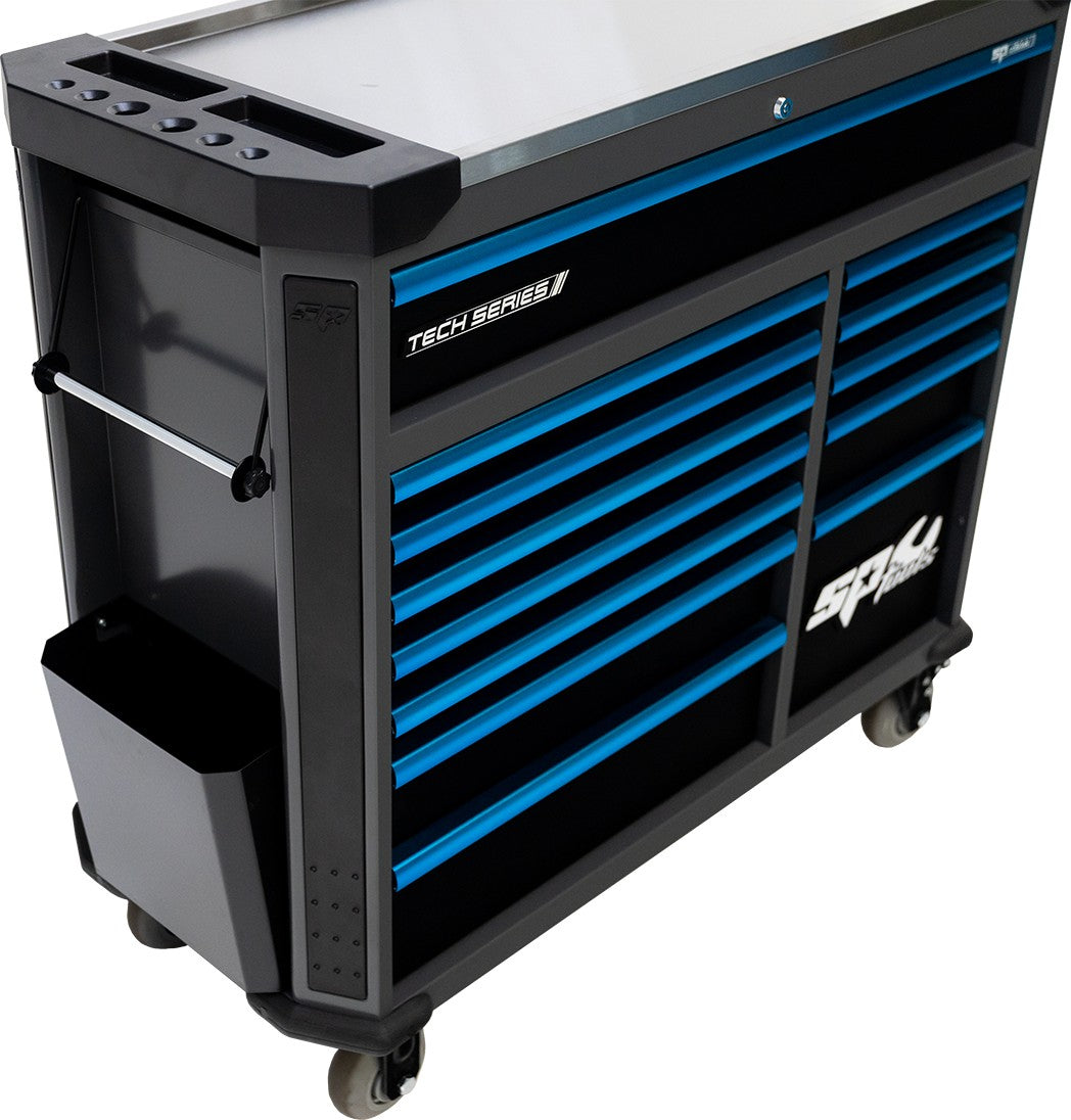 412 DELIGE TOOLKIT IN TECH SERIES GEREEDSCHAPWAGEN 13 LADEN BLAUW