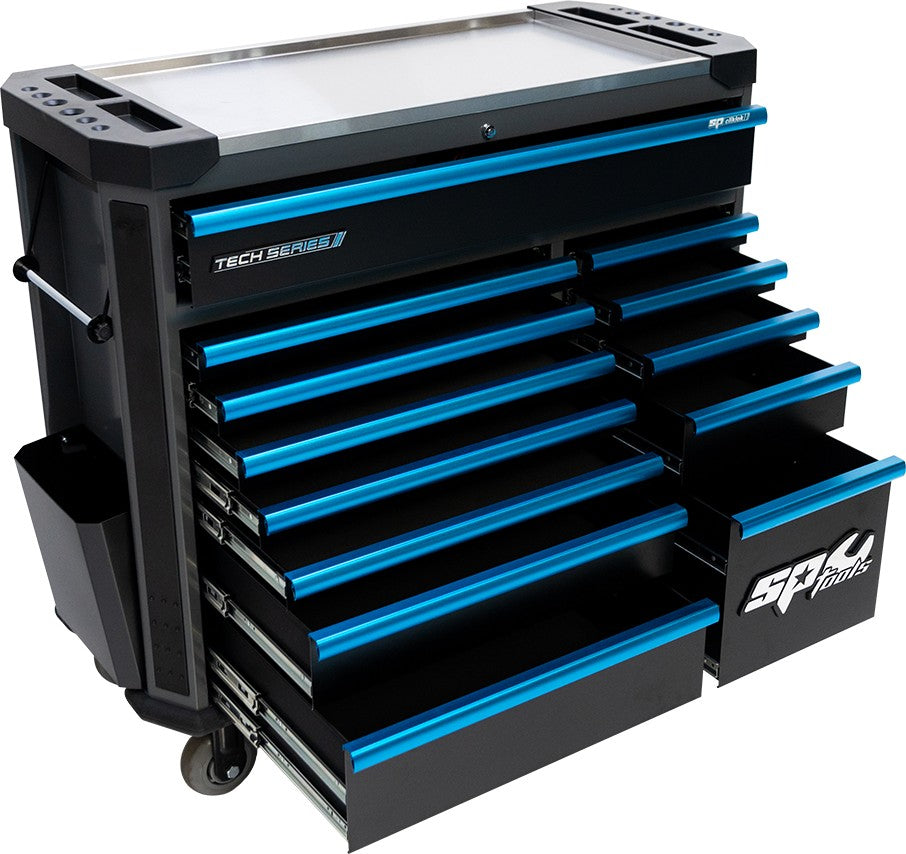412 DELIGE TOOLKIT IN TECH SERIES GEREEDSCHAPWAGEN 13 LADEN BLAUW
