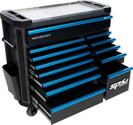 412 DELIGE TOOLKIT IN TECH SERIES GEREEDSCHAPWAGEN 13 LADEN BLAUW