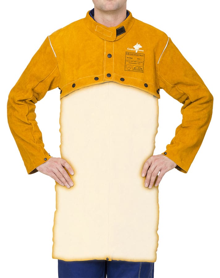 Weldas Golden Brown™ las bolero van split rundleer