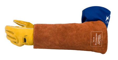 Weldas Lava Brown™ armbeschermer voor zware arbeid; 35 cm (14') lang (stuks)