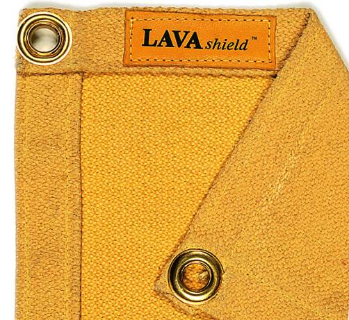 Weldas LAVAshield® goudkleurige fiber glas lasdeken ± 550º C