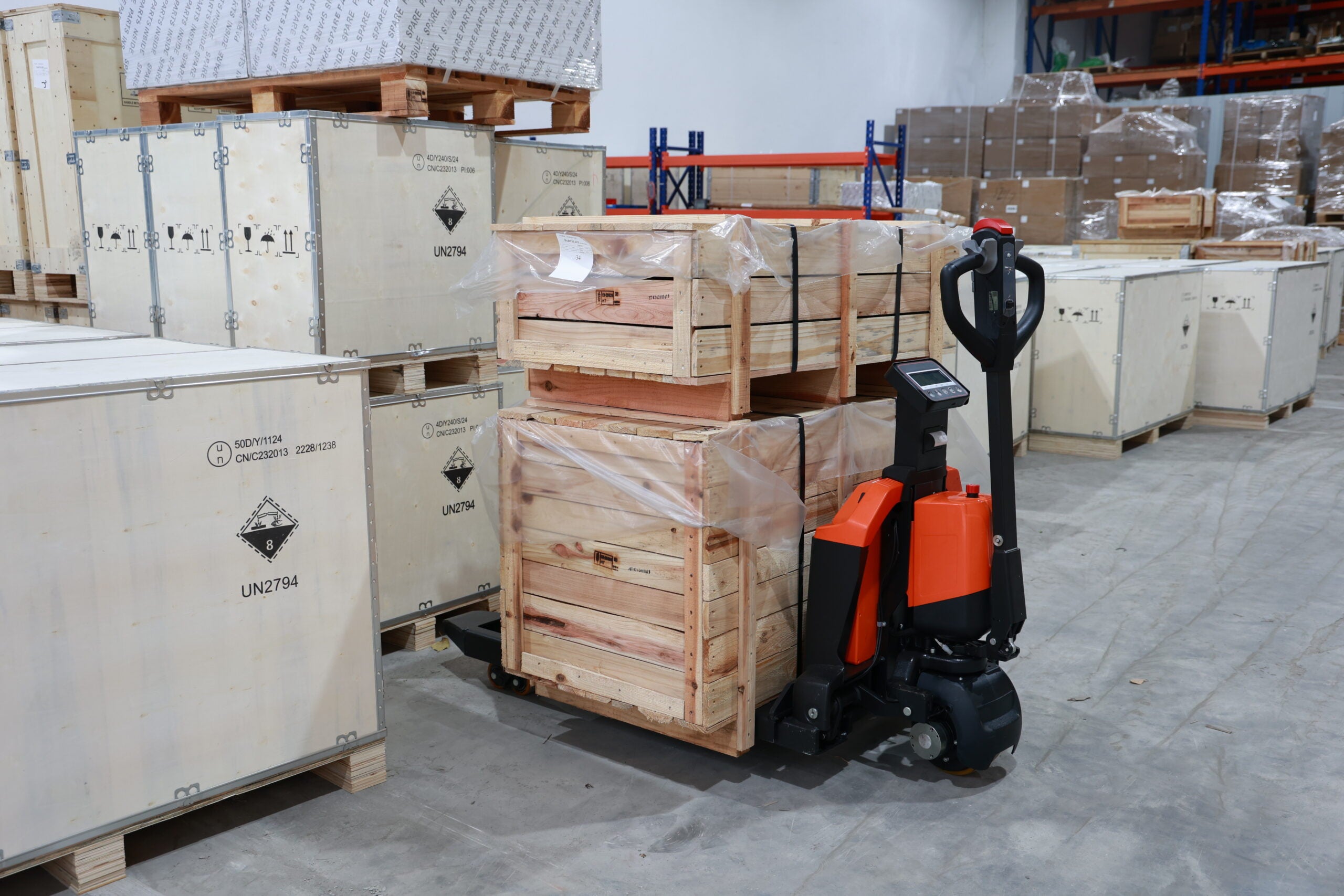 PTE20Q2-B - Elektrische palletwagen met weegsysteem - 2.000KG - Weldingshop