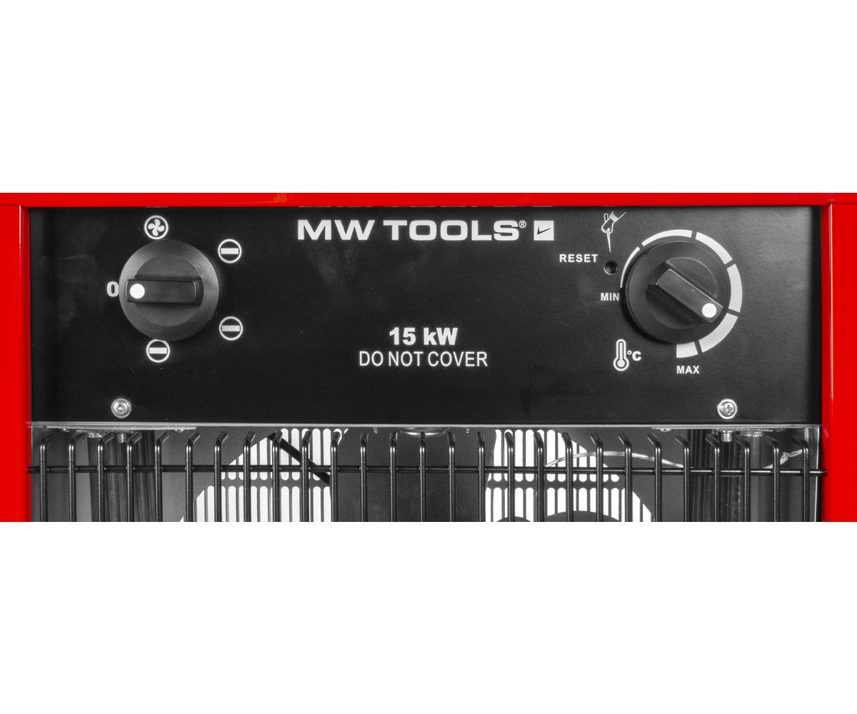 Warmeluchtblazer elektrisch 15kW 3x400V MW Tools - foto 5