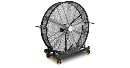 Mobiele industriële ventilator Ø2000 mm - 90.480 m³/u - Stille DC-motor - variabele snelheid - timer - 950W - 230V MW Tools