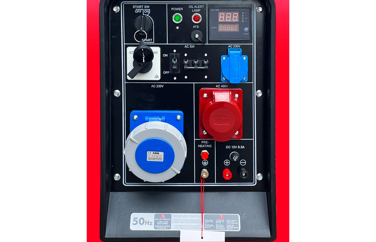 Diesel generator 13kW 1x230 V +15kW 3x400 V MW Tools - Weldingshop