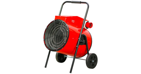 Warmeluchtblazer elektrisch 30kW 3x400V trolley rond MW Tools