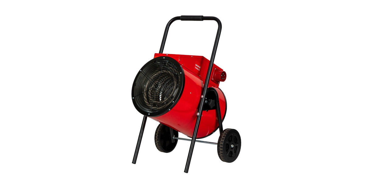 Warmeluchtblazer elektrisch 15kW 3x400V trolley MW Tools