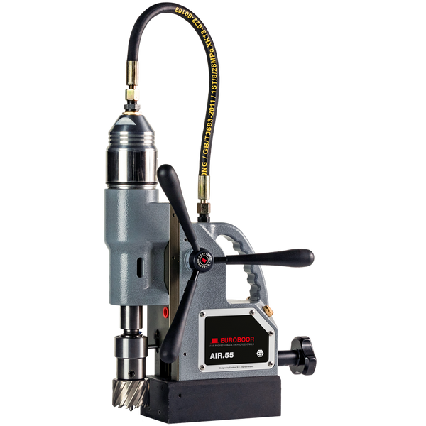 Pneumatische magneet kernboormachine, 55mm - 2 3/16", 6.3 bar.