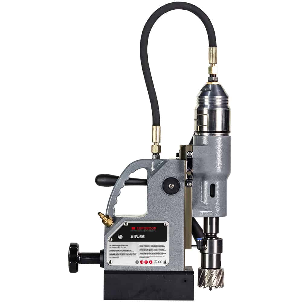 Pneumatische magneet kernboormachine, 55mm - 2 3/16", 6.3 bar. - Weldingshop