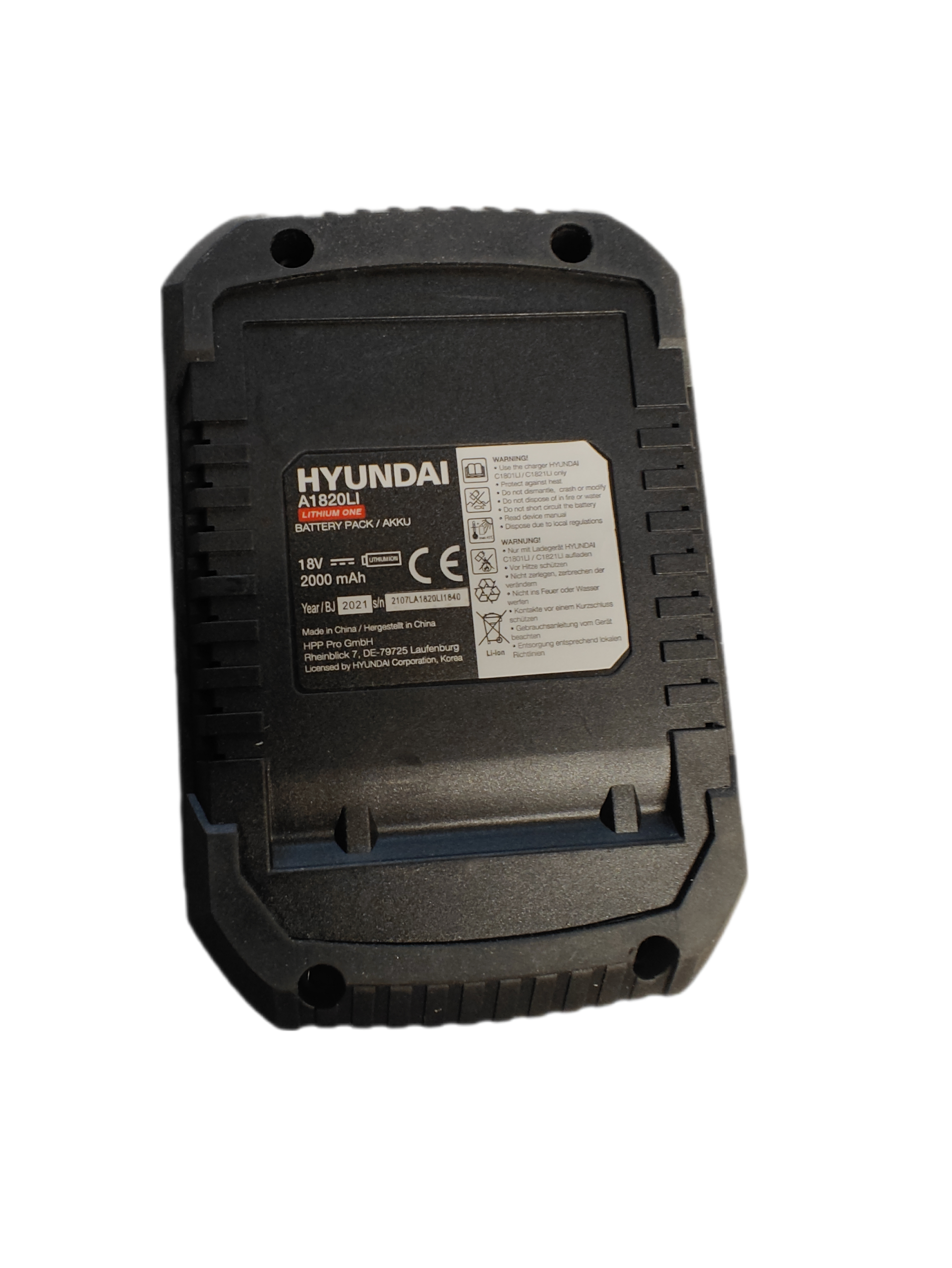 Hyundai 20V accu 2.000mAh - Weldingshop
