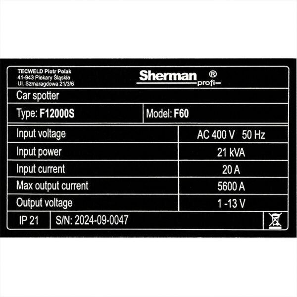 Car Spotter F60 400V 5600A carrosserieherstellasser spot welder - Weldingshop