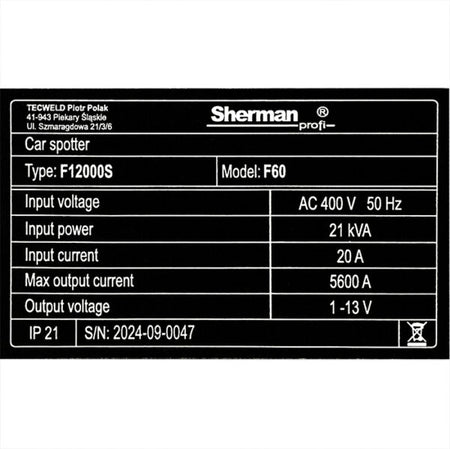 Car Spotter F60 400V 5600A carrosserieherstellasser spot welder - Weldingshop