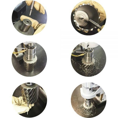 Tweedelige centreerpen, D 8 mm, L 145 mm. - Weldingshop