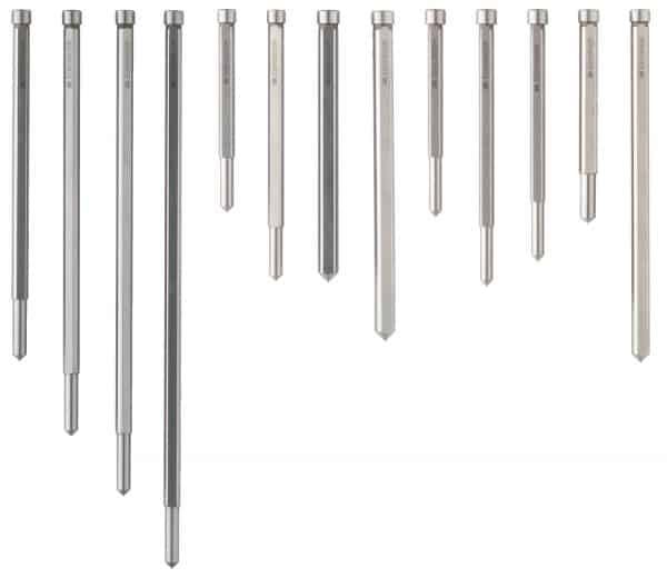Centreerpen, D 6.35 mm, L 177 mm. - Weldingshop