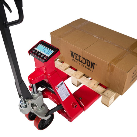 QPD-WPW - Palletwagen met weegschaal Weldon - Weldingshop