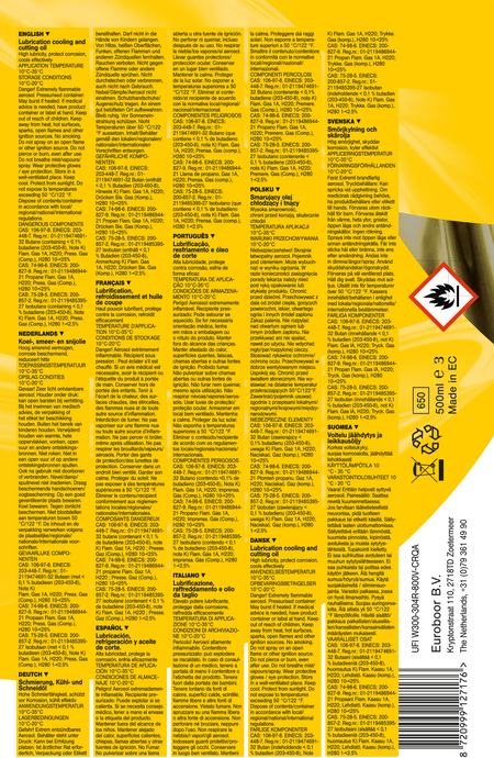 Snijolie, 500 ml. - Weldingshop