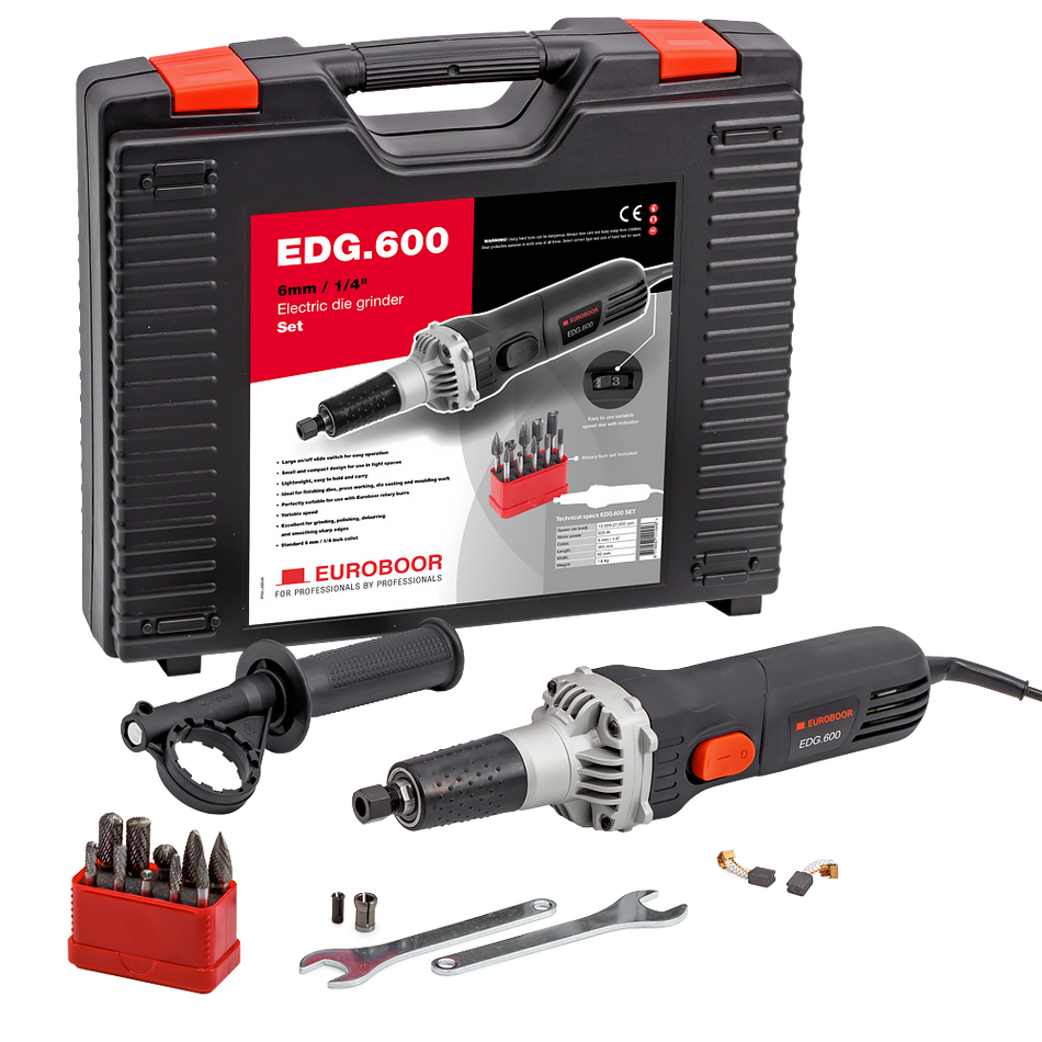 Elektrische slijpmachine set, 220 V, 600 W, 27000 RPM.