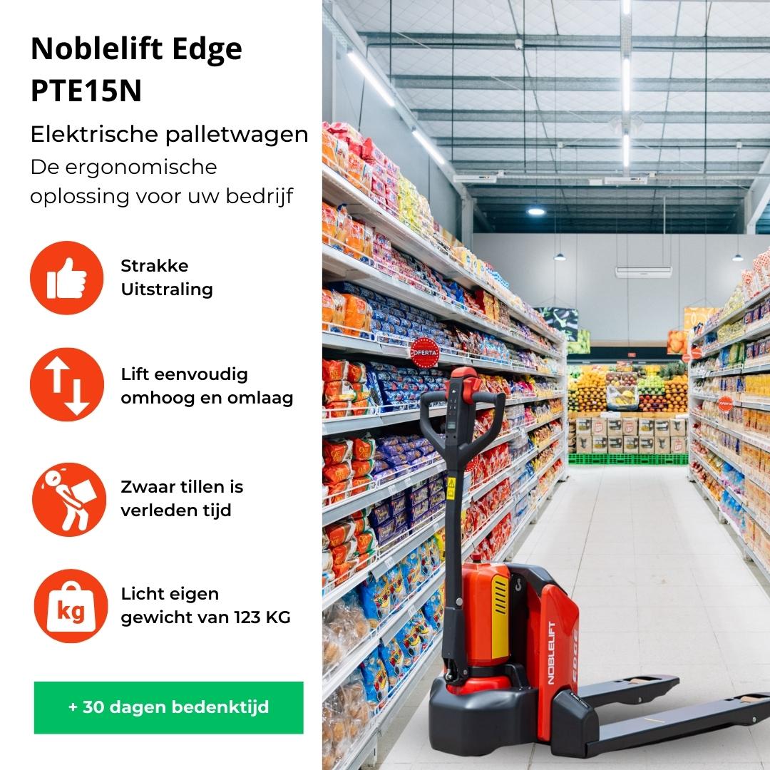 Elektrische pompwagen
 -  1500 kg - 1150 mm | 800 mm - Noblelift - Weldingshop
