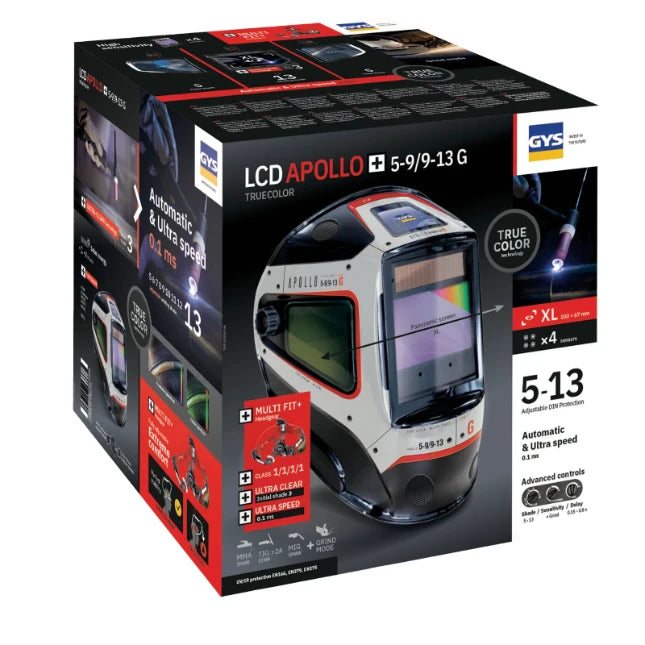 GYS Lashelm LCD Apollo+ True Color - Weldingshop