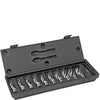 Kernboren set, HSS, DoC 55 mm, Dmin 12 mm, Dmax 30 mm.