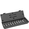 Kernboren set, HSS, DoC 55 mm, Dmin 12 mm, Dmax 30 mm.