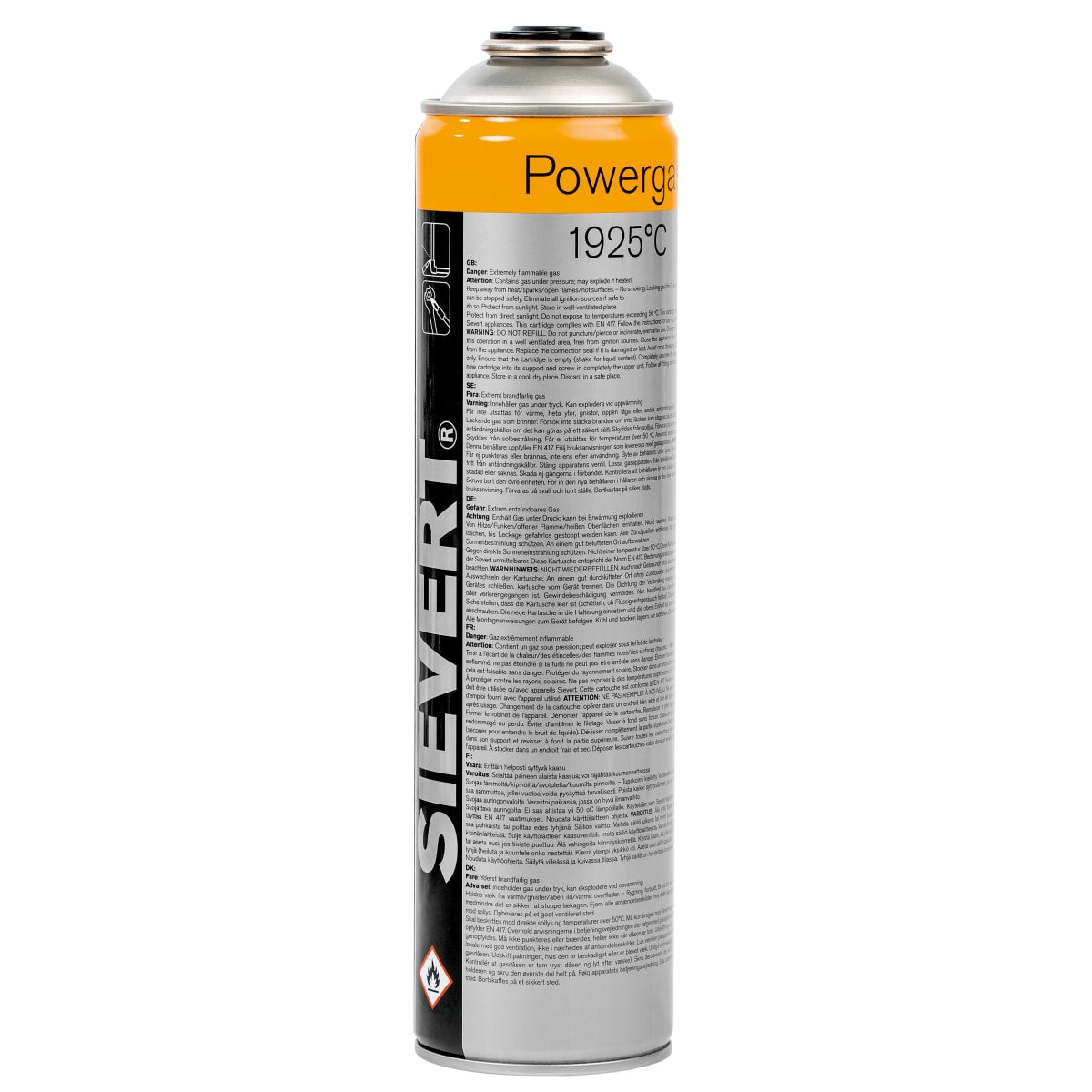 Sievert Powergas gaspatroon 220483 – 336 g en 600 ml