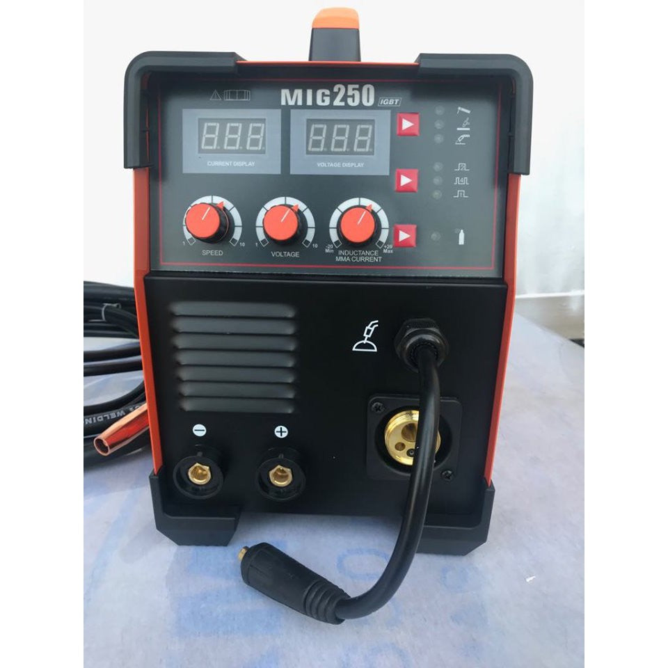 JASIC red MIG250 IGBT opschrift Weldingshop.nl - Weldingshop