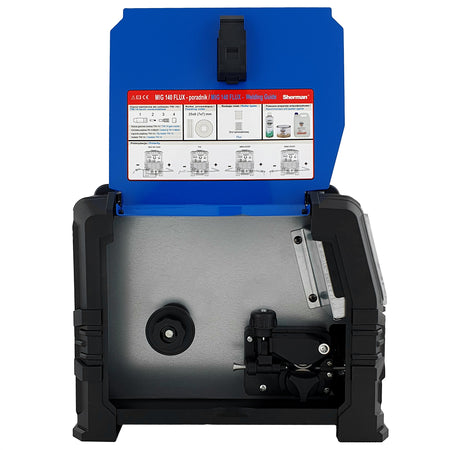 Sherman MIG 140 FLUX 3-in-1 lasapparaat 130 A – gasloos, MMA en TIG Lift