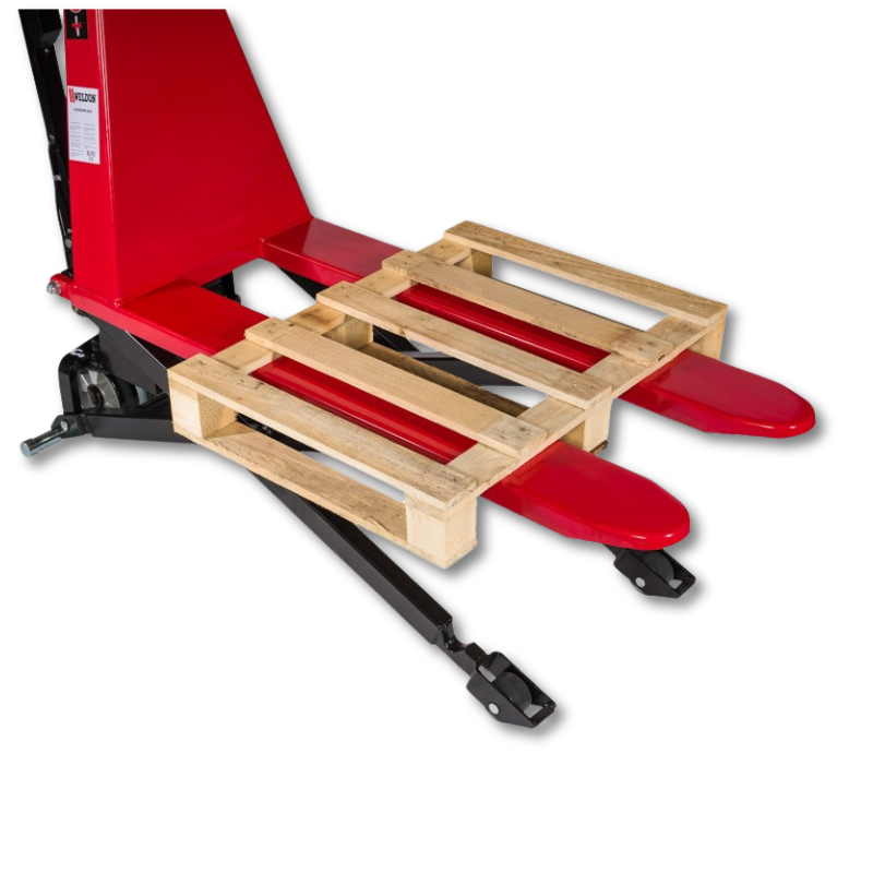 Semi-elektrische schaarpalletwagen - 1000KG - Weldingshop