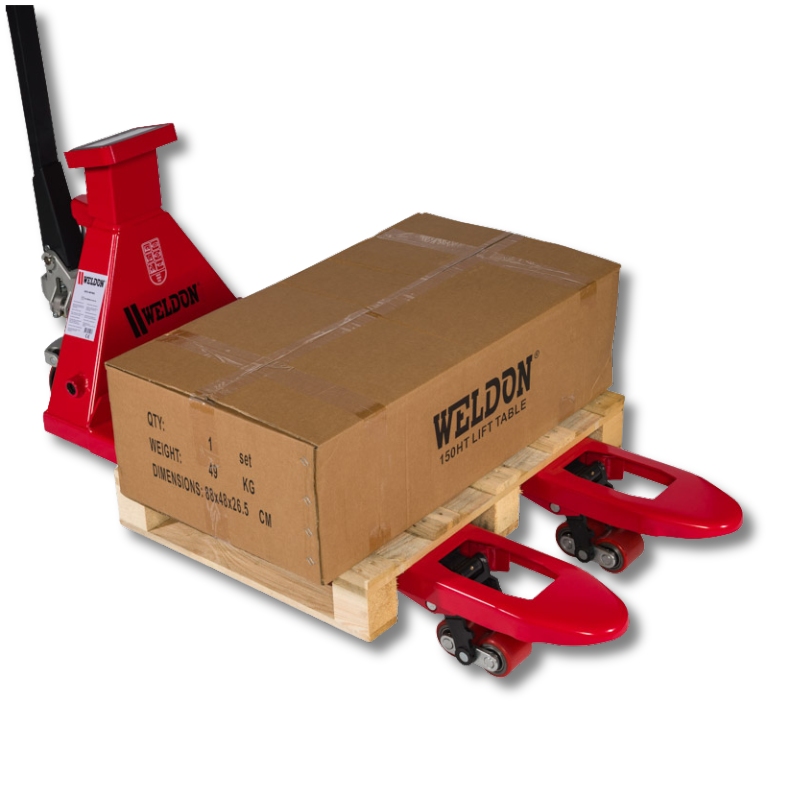 QPD-WPW - Palletwagen met weegschaal Weldon - Weldingshop