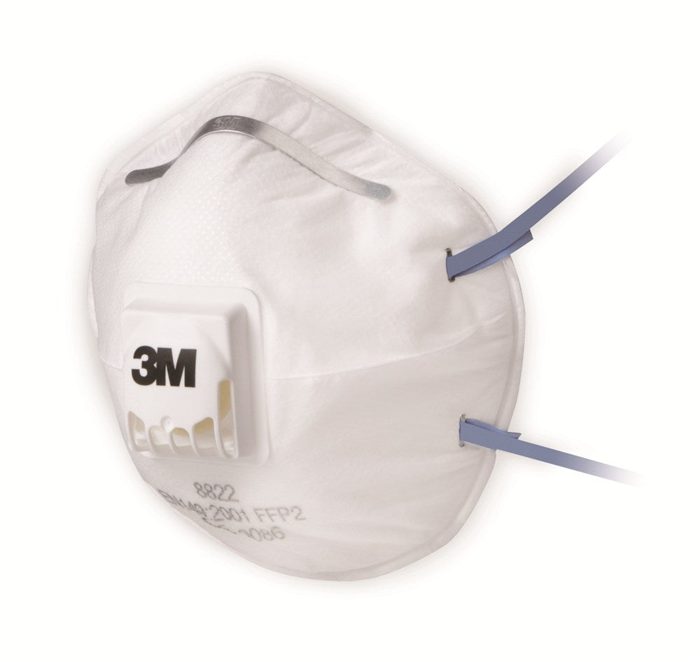 3M 8322 stofmasker FFP2 met ventiel - Weldingshop