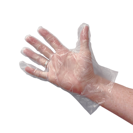 PE handschoen geruwd 30mu per 100 stuks - Weldingshop