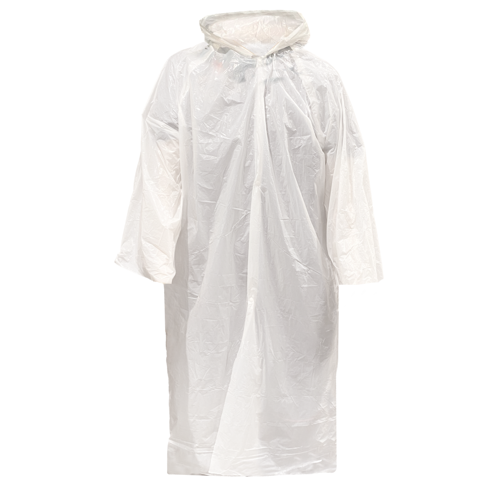 Bezoekersjas PE 20mu 125x75cm per 12 stuks - Weldingshop