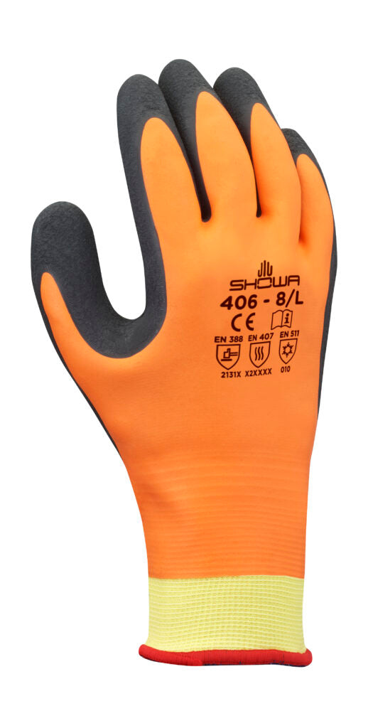Showa 406 Latex Cold oranje - Weldingshop