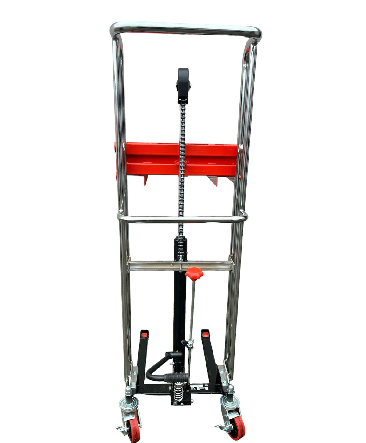 Handmatige stapelaar met vorken en platform - 1.5 meter - Weldingshop