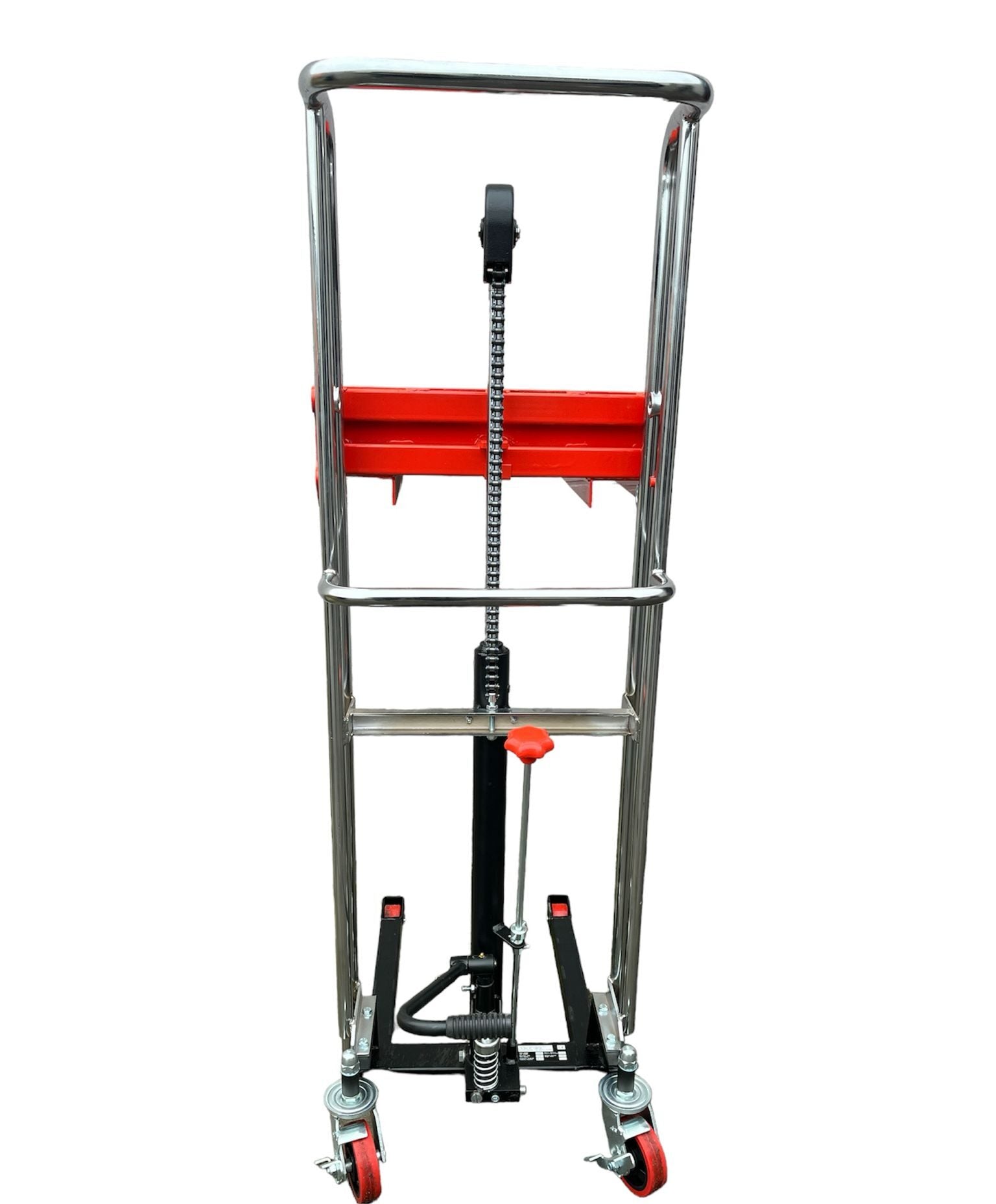 Handmatige stapelaar met vorken en platform - 1.5 meter - Weldingshop